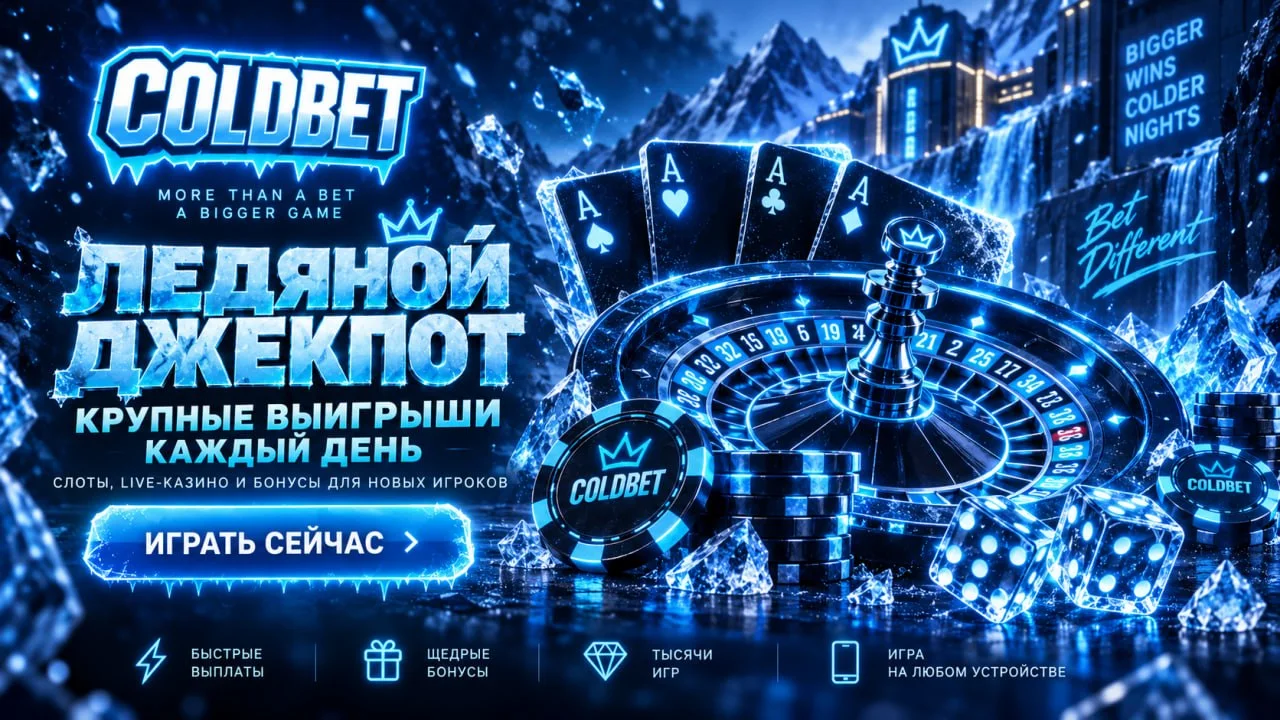 Ледяной джекпот, рулетка и фишки казино